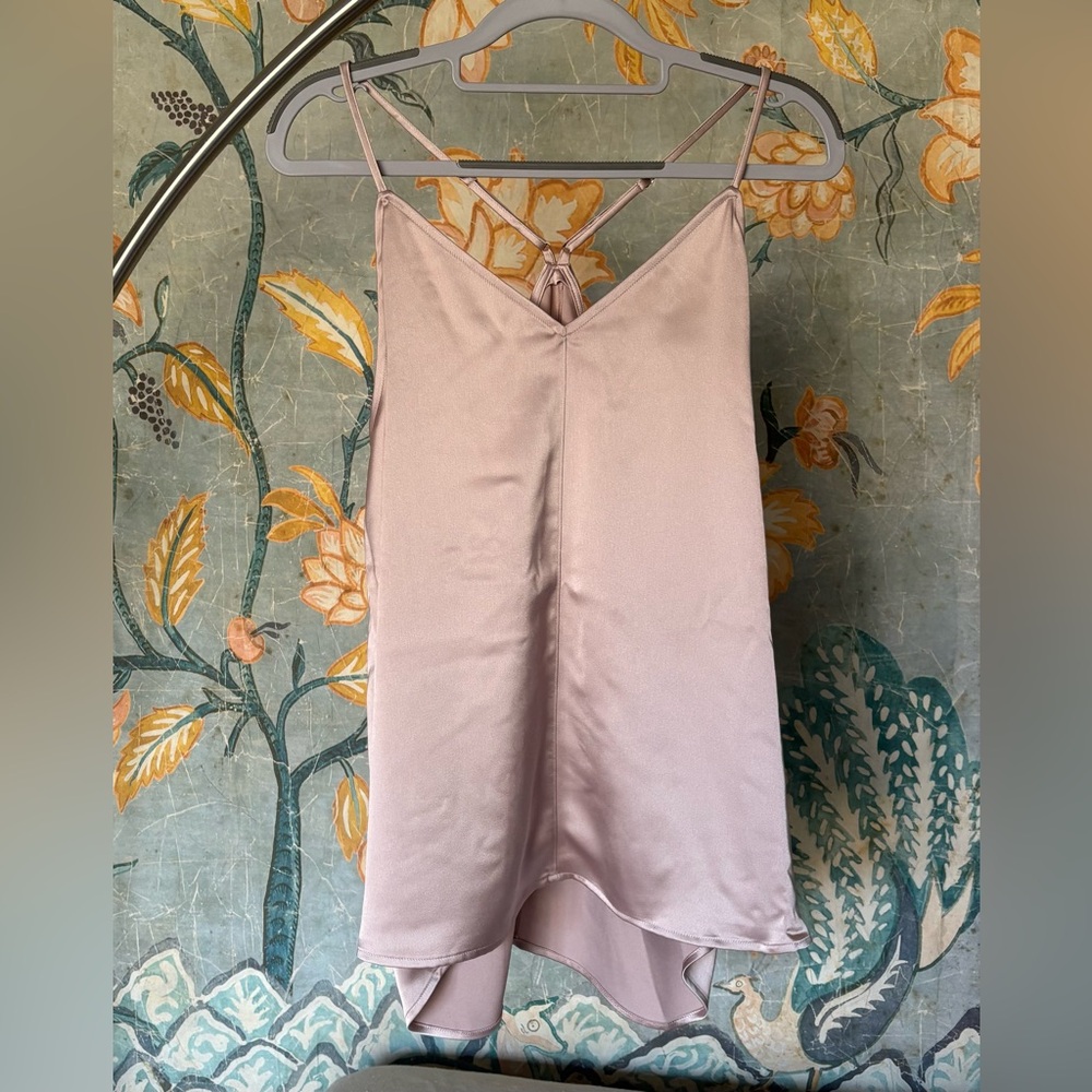NWT SPANX V-Neck Racerback Cami in Paradise Sand Large